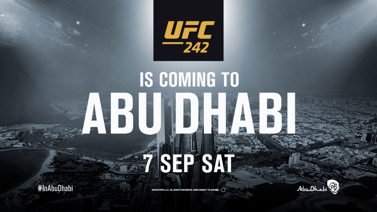 Khabib Nurmagomedov sẽ trở lại tại UFC 242 Abu Dhabi?